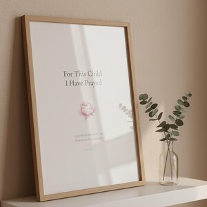 Nursery Bible Verse Wall Art Set of 6 Printable Christian Scripture Prints, in gentle sage green nursery design with soft botanical watercolor illustration and calming earth tones, displayed in a calm nursery setting with soft natural light, wooden baby furniture and gentle earth-toned decor creating a tranquil environment
