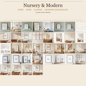 TheFramedVerse Nursery, Easter, and Modern Minimalist collection — Christian wall art Bible verse prints for kids rooms, baby showers, baptism gifts, Easter decor, and modern minimalist scripture homes. Part of the 128+ print Mega Bundle digital download.
