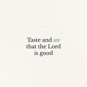 Psalm 34:8 Wall Art Taste and See That the Lord Is Good Minimalist Scripture Pri — hero framed product shot with glass reflection and premium frame. This modern minimalist christian scripture wall art print features beautiful serif typography on warm cream background. Psalm 34:8 bible verse digital download printable for home office bedroom living room gallery wall decor. Perfect christian gift...