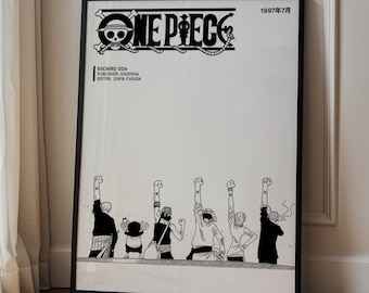 The Oda Collection - The Sacrifice | Anime/Manga Pirate Poster | Japanese Print, Shonen Art, Minimalist Wall Decor, Otaku Gift