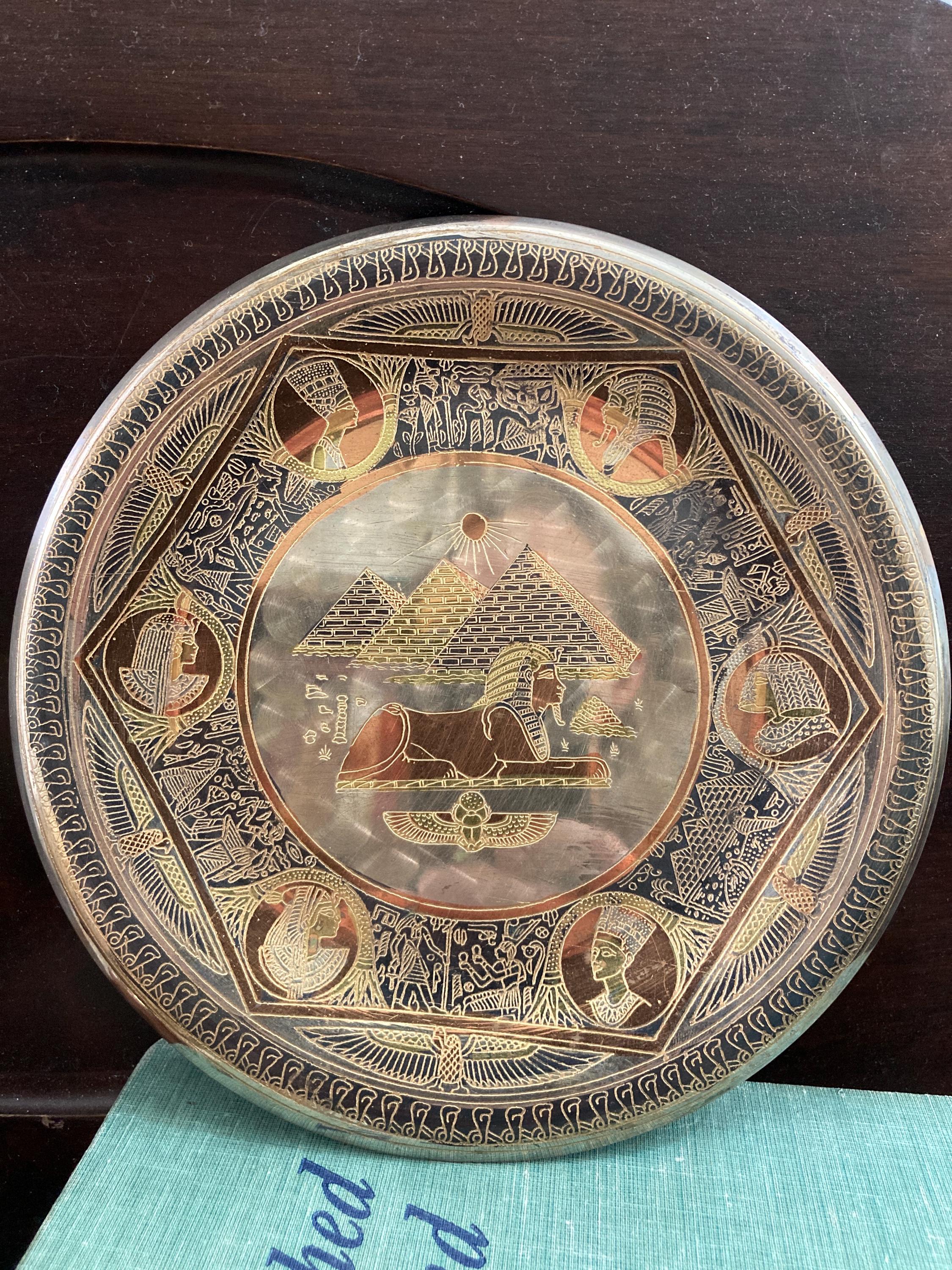 Egypt Souvenir Plate - Etsy