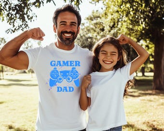 Gamer Dad, Video game dad shirt, fathers day, dad gift