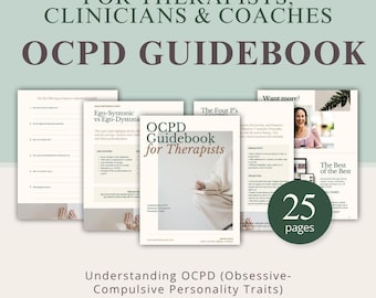 OCPD Guidebook for Therapists & Clinicians (Digital Download) | 25-Pages