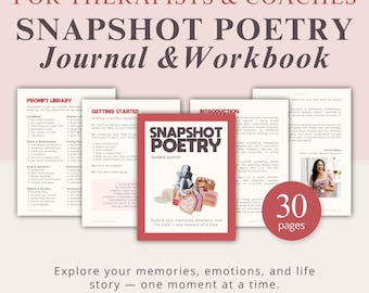 Snapshot Poetry Workbook (Digital Download) | Write Your Memoir -- Record Your Life Story