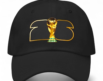 World Cup cap in 26 trophy design