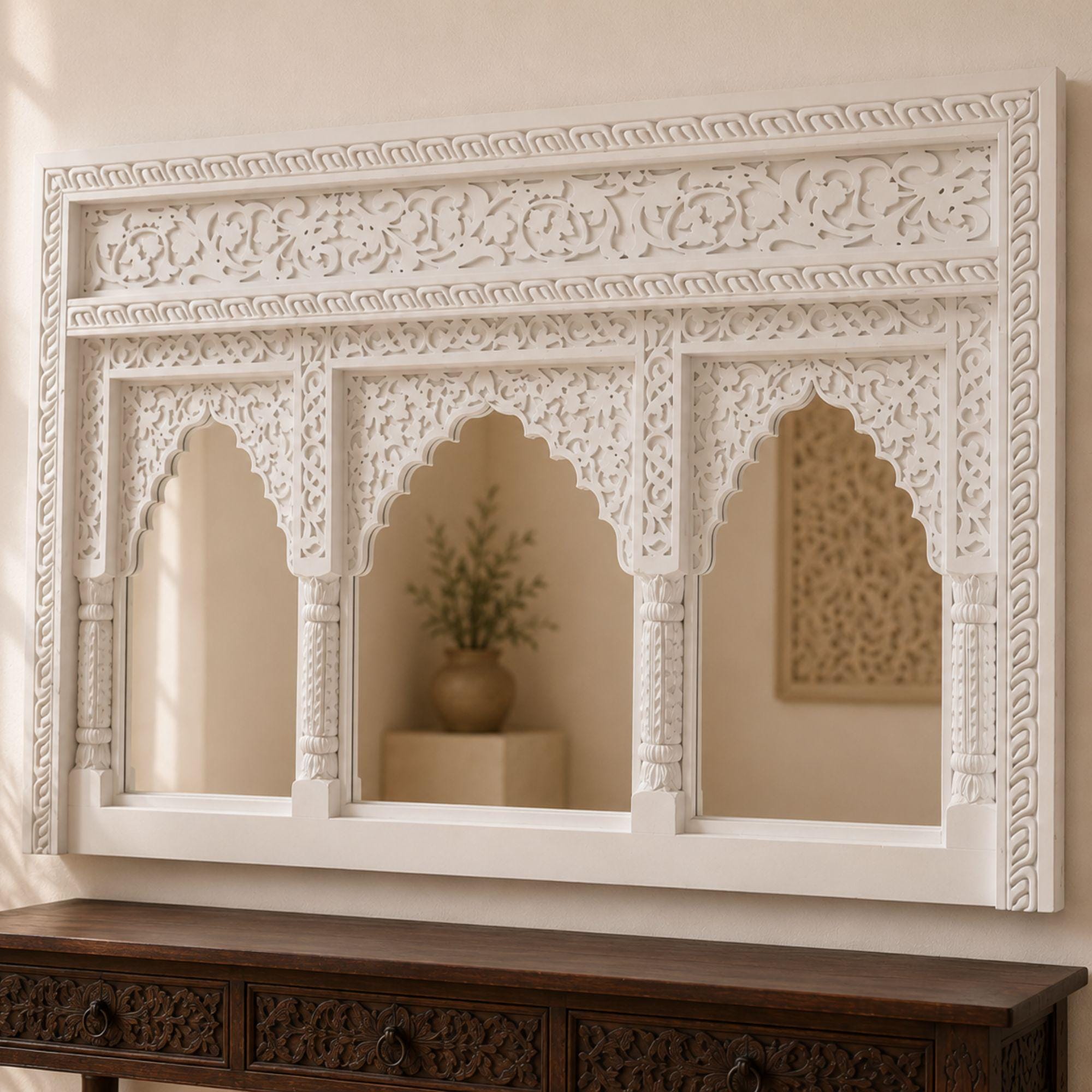 Carved Vintage Wooden Mirrors India - Etsy