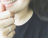 Gold Choker Necklace, Choker, The Dainty Oval Choker, Dainty Gold Choker Necklace, Minimalist Jewelry, Layering Necklace, Gift for Her
