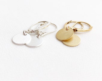 HoGadget Women Alloy Disc Drop Earrings Dangle Earrings HoGadget Women Alloy Disc Drop Earrings Dangle Earrings