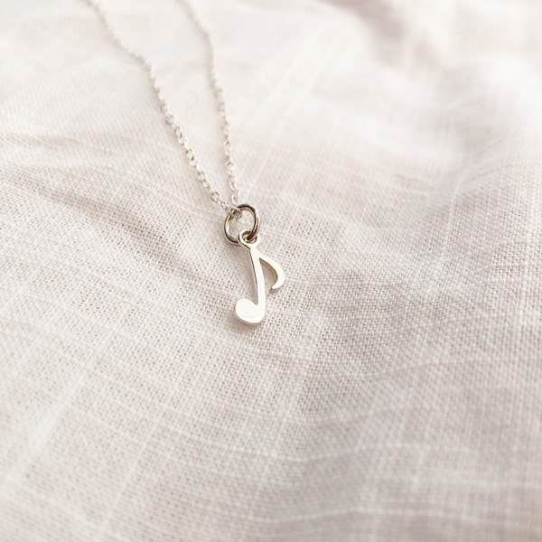 Music Charm Necklace - Etsy