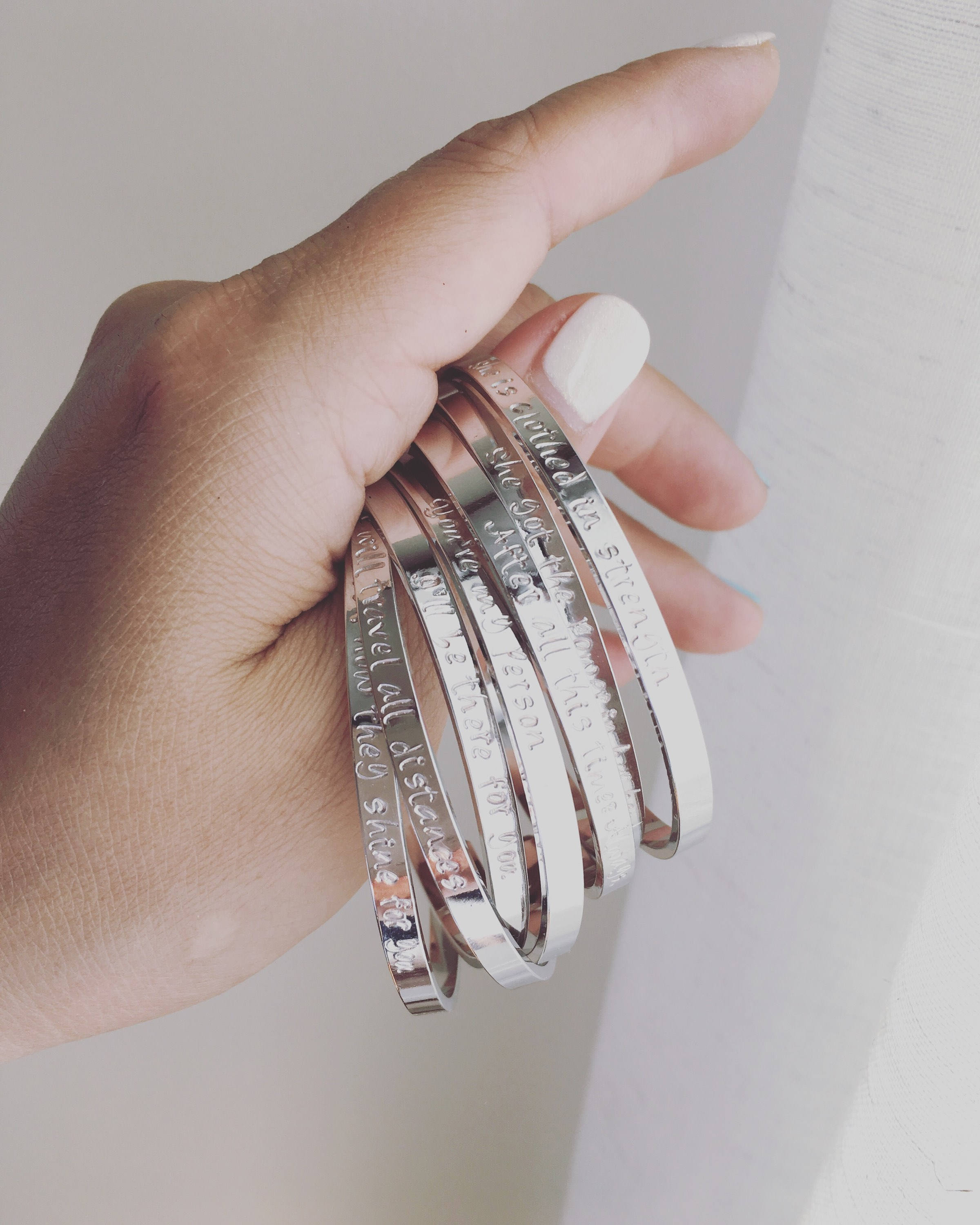 Coordinates Bracelet Custom Compass Coordinates Cuff Etsy