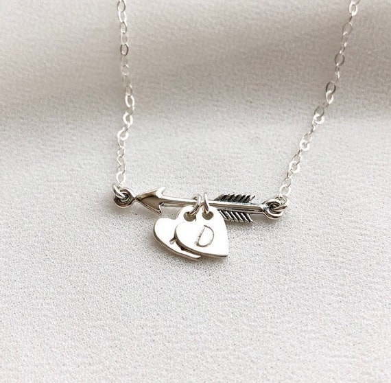 Personalized shop arrow necklace