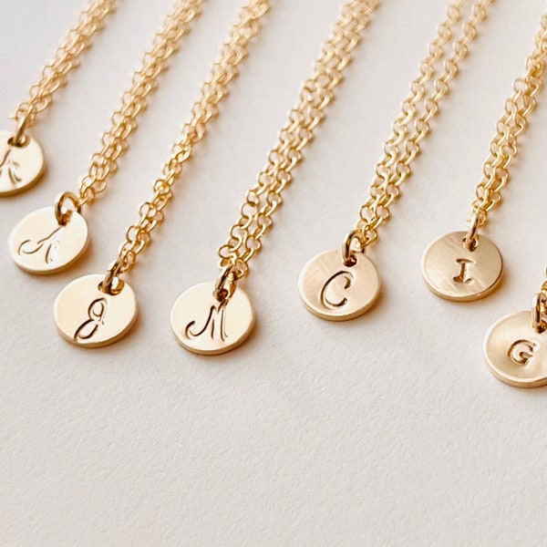 Initial Necklace, Custom Initial Jewelry, Minimalist Everyday Wear, Personalized Gift, Best Friends Gift, Mother's Gift For Her