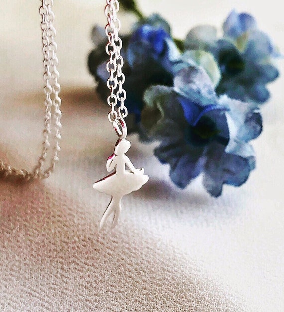 Ballet Necklace-Personalized Necklace -Girls Jewelry- Ballerina Charm Necklace-Minimalist Jewelry-Ballet Dancer Necklace-Bff Gifts for Girls Include