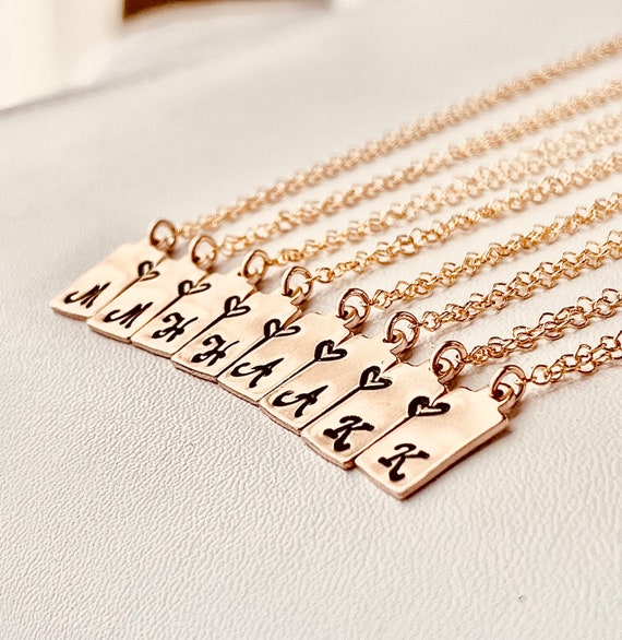 Chain Link Monogram Necklace – KK's