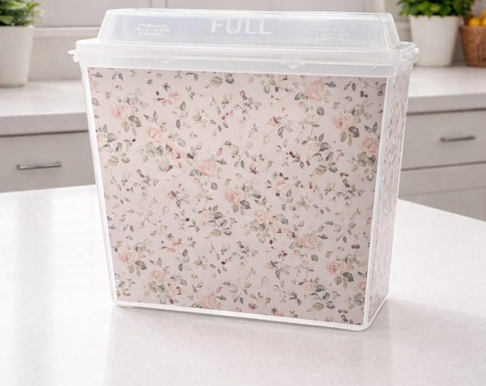 5 Quart Decorative Sharps Container | Floral Biohazard Disposal Bin for ...