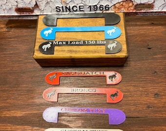 Bronco Trail Sight Overlays 3D printed