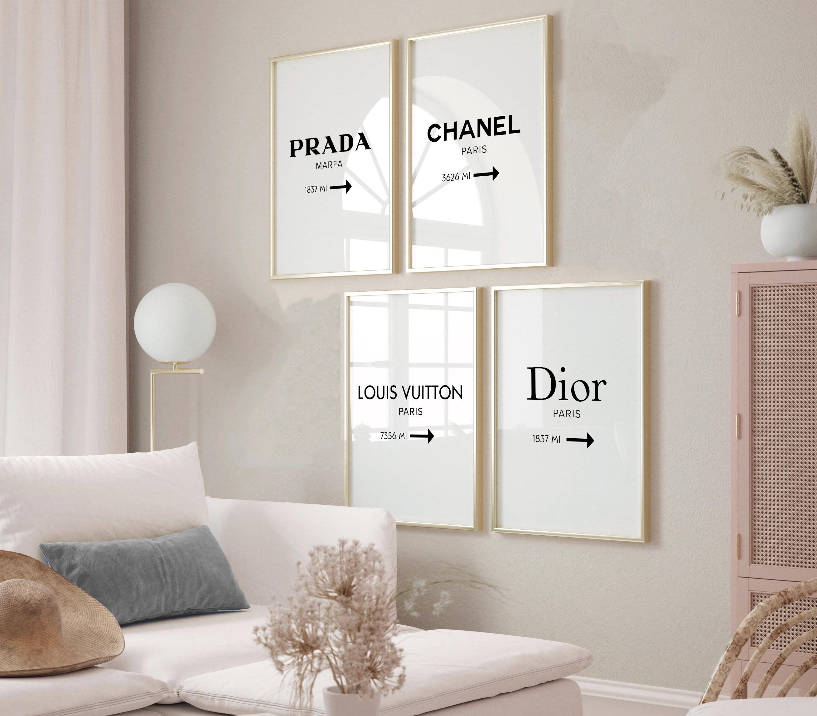 Chanel Prada Wall Art - Etsy