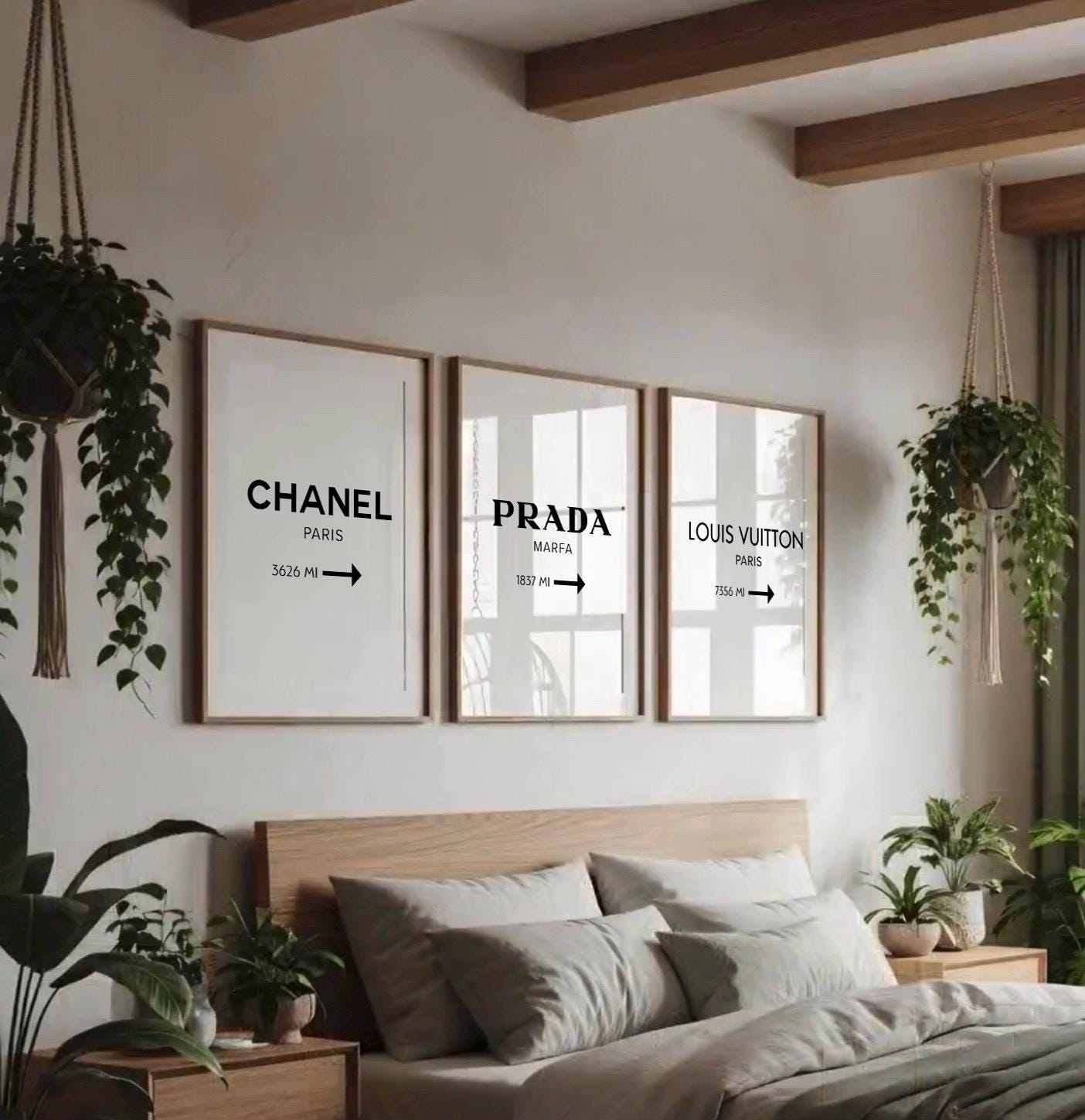 Dior Gucci Chanel Poster Set - Etsy Canada
