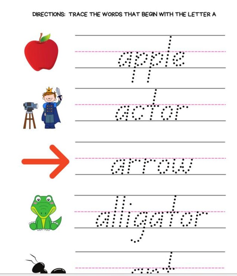 Kids Learning Worksheets Bundle, Preschool Worksheets, Printable ...