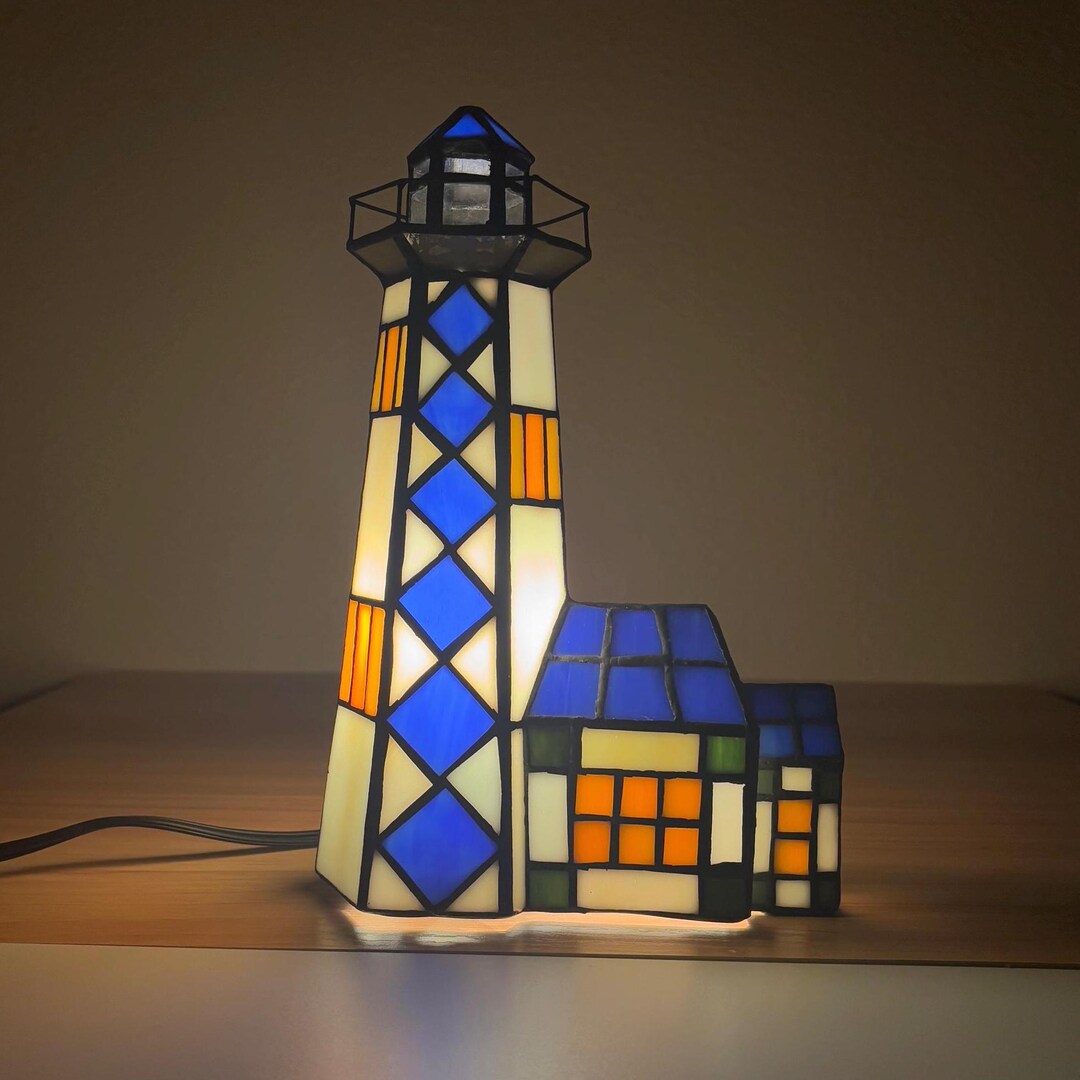 Vintage Cheyenne Lighthouse Accent Table Lamp - Etsy
