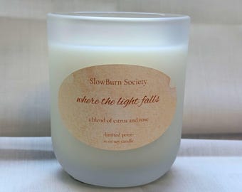 Where the Light Falls - 10oz Soy Wax Candle - LIMITED POUR