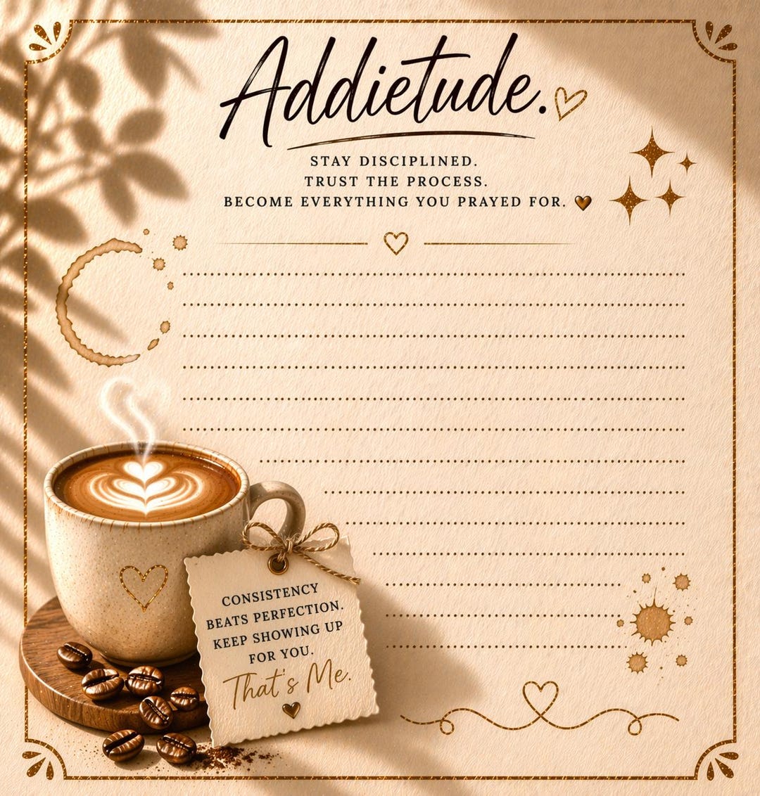 Coffee & Confidence – Addietude Sticky Note Collection - Etsy