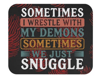 Crime Show Addicts - MOUSEPAD - 'Sometimes We Just Snuggle'