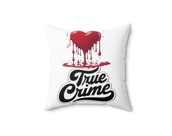 CRIME SHOW ADDICTS - Cuddly Pillow - Comfort Pillow