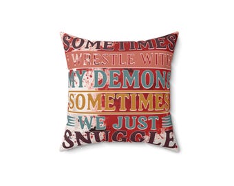 CRIME SHOW ADDICTS - Cuddly Pillow - Comfort Pillow