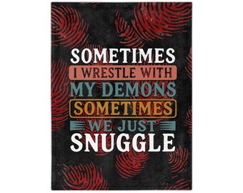 CRIME SHOW Addicts - Snuggly fleece BLANKET - 3 sizes ... Perfect to Hide Under
