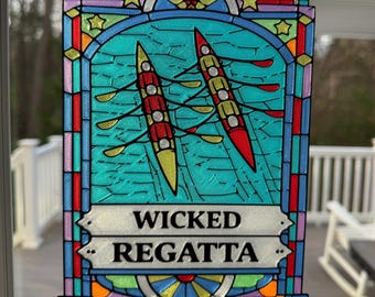 Head of the Charles Suncatcher | City of Champions Series | 3D Printed Window Decor | Wicked State Collection