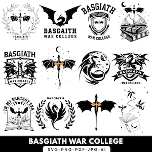 Fjärde flygeln SVG-paket, Basgiath War College, Dragon Rider direktnedladdning