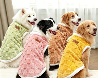 Warm Winter Dog Sweater S-8XL - Pet Coat for Large Breeds, Golden Retriever