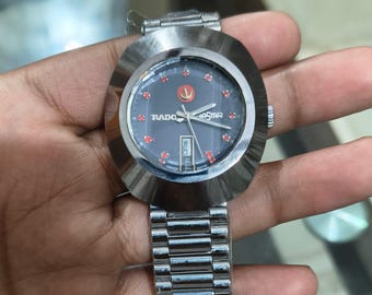Vintage Rado Diastar Watch | Swiss Made Silver Wristwatch