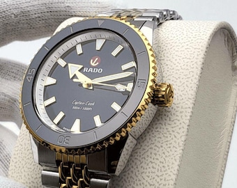 Vintage Rado Balboa V Great Automatic Date Function Gold Dial 36mm