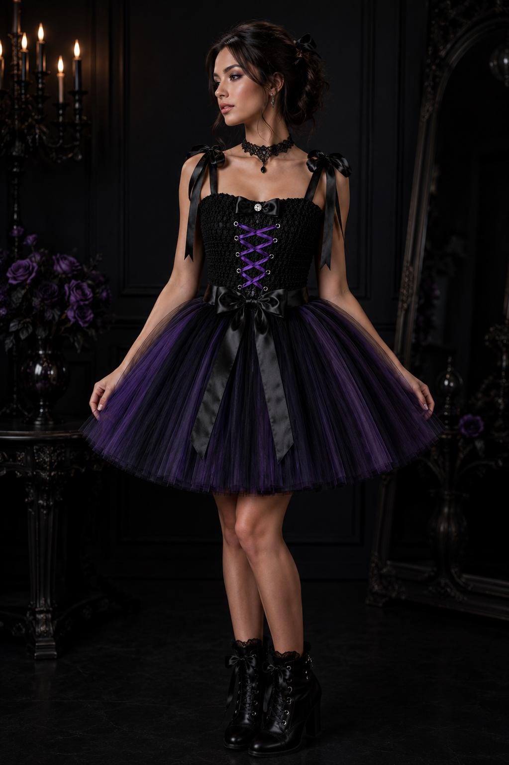 Dark Purple Fairy Dress Adult - Etsy
