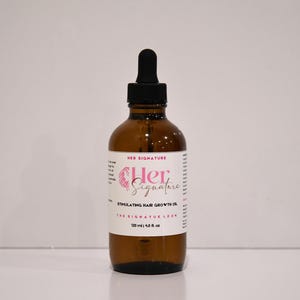 Olio stimolante per la crescita dei capelli - Flacone ambrato da 120 ml