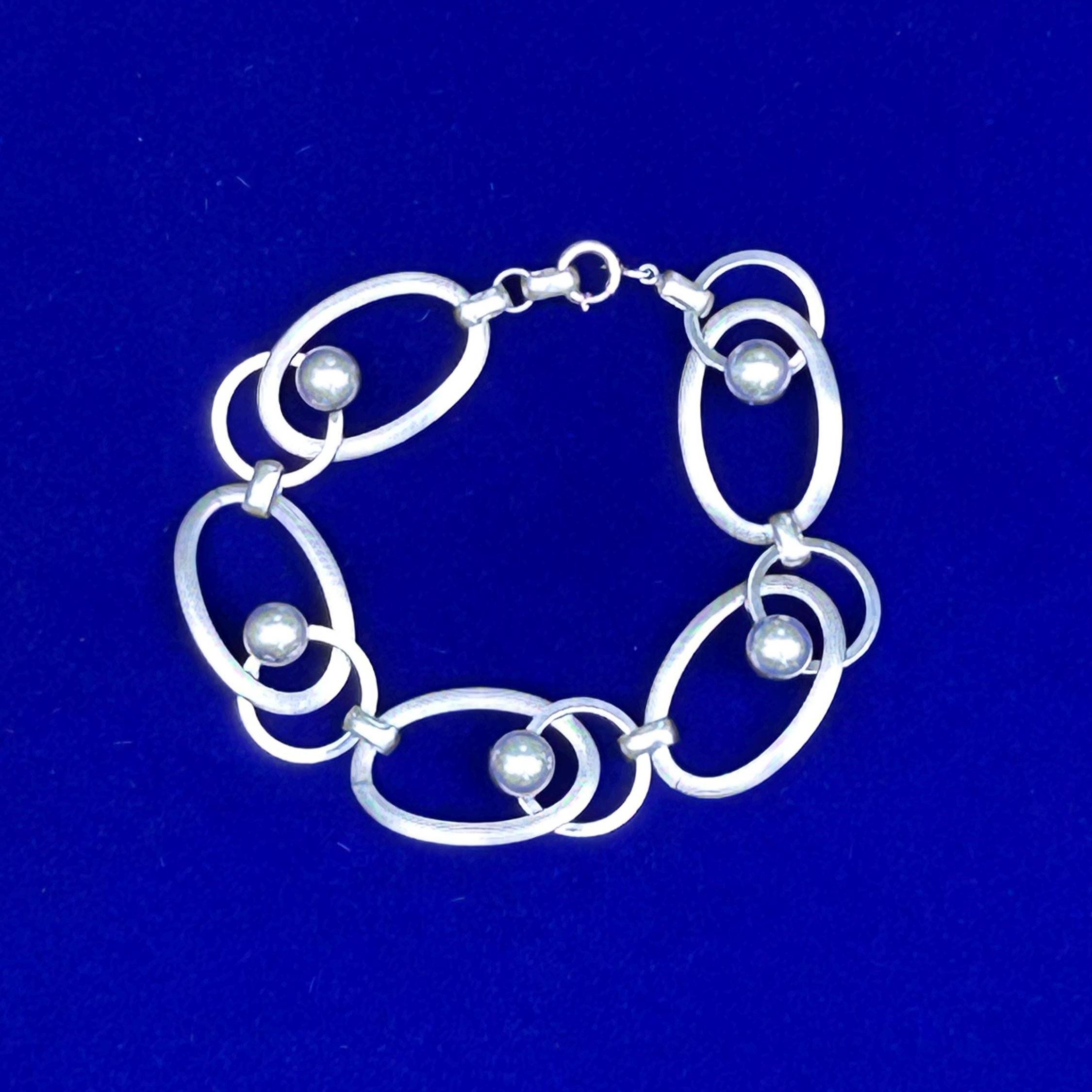 Forstner Sterling Bracelet - Etsy