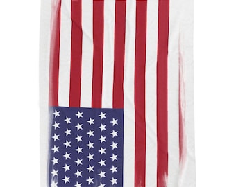 Fluwelen pluche deken Amerikaanse vlag | Distressed Stars and Stripes, patriottische plaid in de VS