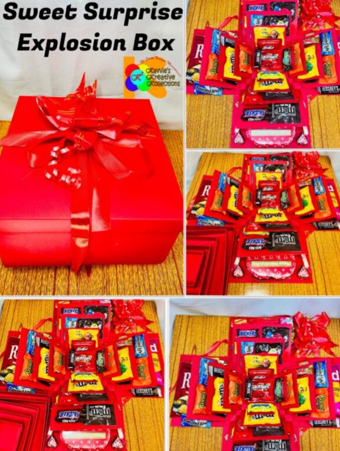 Exploding Rolo Gift Exploding Gift Box - Etsy