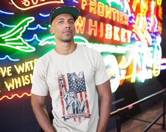 Hedra, kom ihåg, glöm aldrig, amerikansk flagga, t-shirt | Patriotisk minneströja