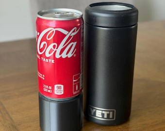Adapter spacer for 7.5oz cans (mini sodas) in Yeti 12oz Slim Can Colster | fits 222mL cans