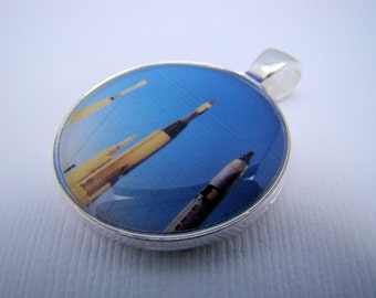 Rocket Photo Pendant