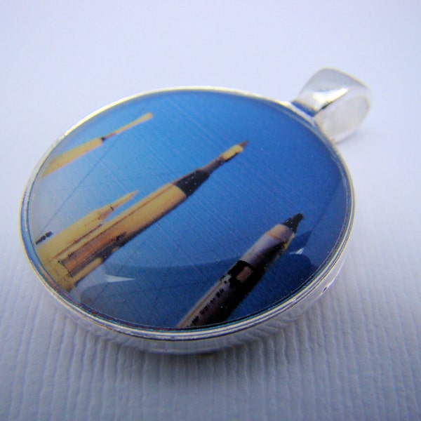 Rocket Photo Pendant