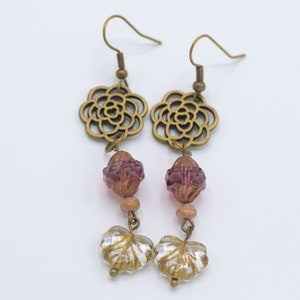Flora Dangle Earrings, Gifts for Her