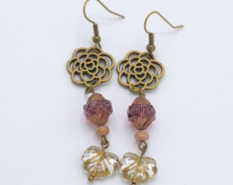Flora Dangle Earrings, Gifts for Her