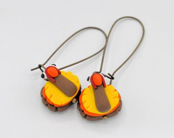 Thanksgiving Turkey Earrings
