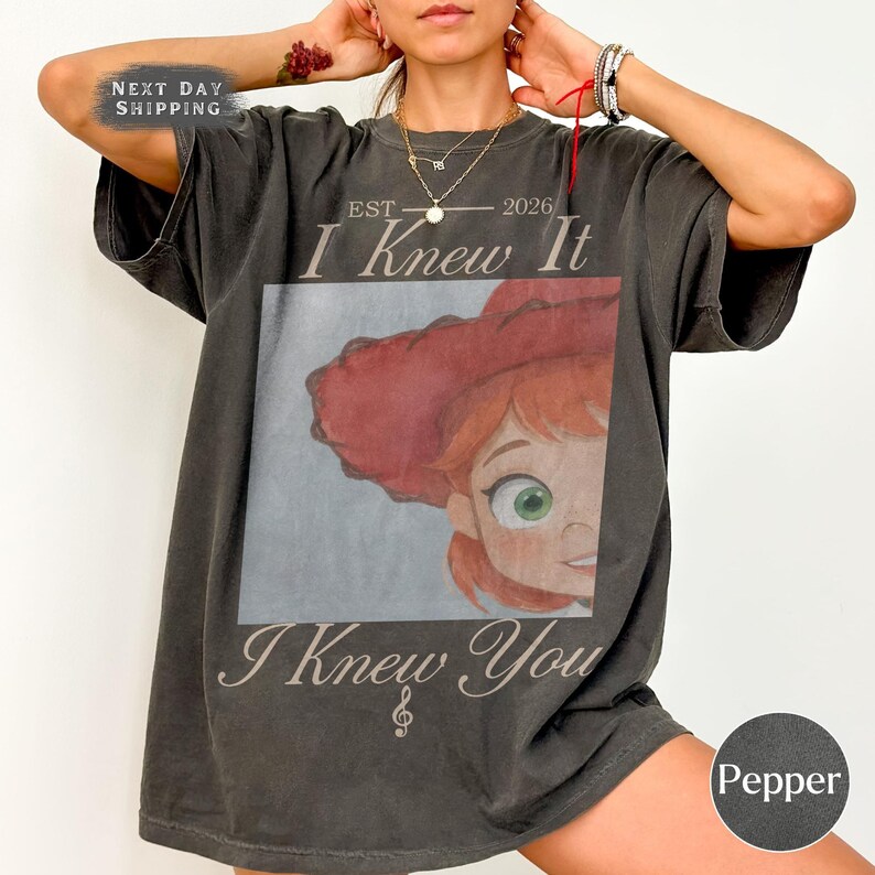 Watercolors TS Jessie Toy Story 5 Comfort Colors Shirt, Retro I Knew It I Knew You, Disneyland Toy Story Family Matching Tee image 2