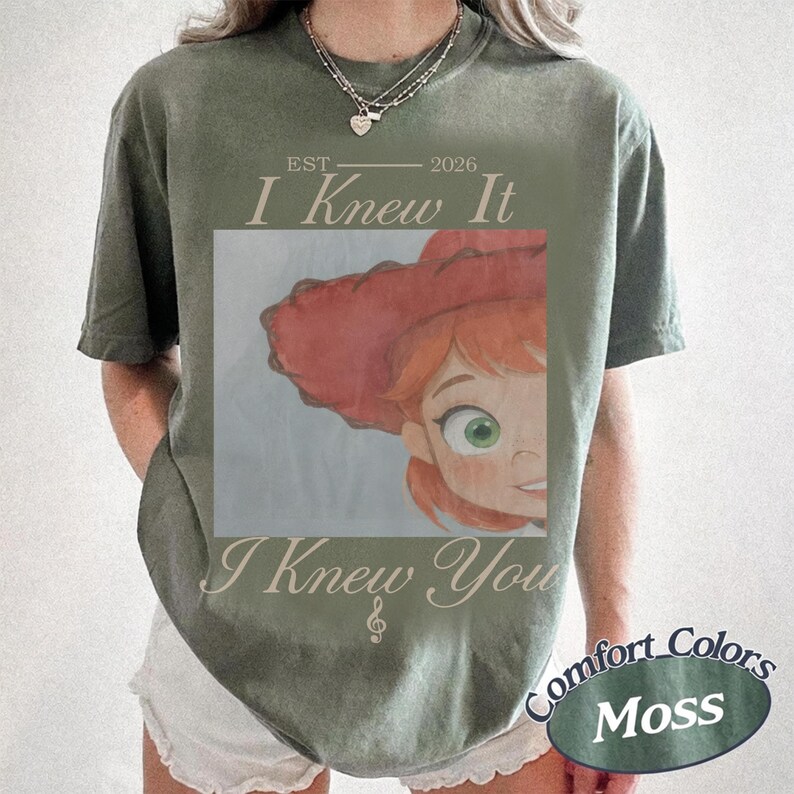 Watercolors TS Jessie Toy Story 5 Comfort Colors Shirt, Retro I Knew It I Knew You, Disneyland Toy Story Family Matching Tee image 13
