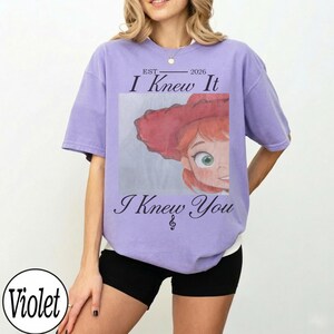 Watercolors TS Jessie Toy Story 5 Comfort Colors Shirt, Retro I Knew It I Knew You, Disneyland Toy Story Family Matching Tee image 6